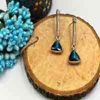 Iolite Embrace Drop Earrings